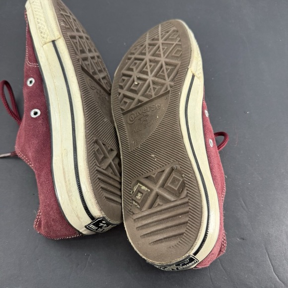 CONVERSE Chuck Taylor 70s Low Top Suede Leather Wine Men 11.5 US Unisex WO 13.5 - Picture 7 of 16